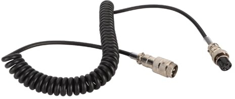 4 Pin Microphone Extension Cord for CB Radios, 4 Pin Mic Extension Cable, CB Radio Microphone Cable Replacement, for Cobra for Uniden CB Radios