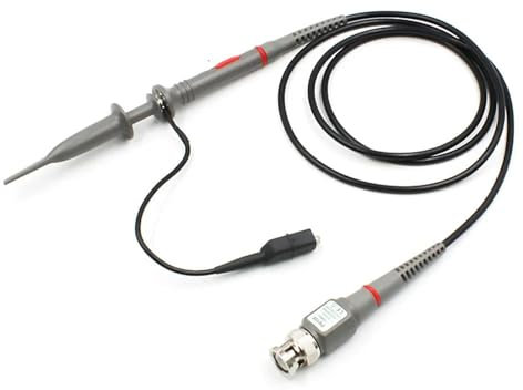 1 Uds. Sonda de osciloscopio DC-100MHz sonda de Clip de alcance 100MHz P6100 300V atenuador X1 X10 Cable conector BNC Diy más nuevo
