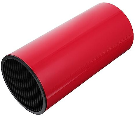 FUNOMOCYA 1pezzi Porta Coltelli Da Cucina Rosso Con Supporto Multifunzionale Drenaggio Porta Utensili Pratico Per Cucina Casa e Ristoranti