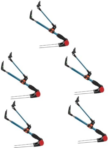 Supvox 5stücke Fishing Pole Rack Mit Doppeltem Loch Tragbarer Rutenhalter Für Outdoor-Angeln Und Installieren Für Verschiedene Angelruten Geeignet