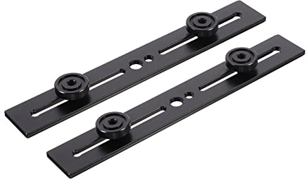 Toyvian 2pcs Flash Stand Mic Mount Bar Mount Microphone Pole Stand Holder Boom Holder Adjustable Extension Bracket