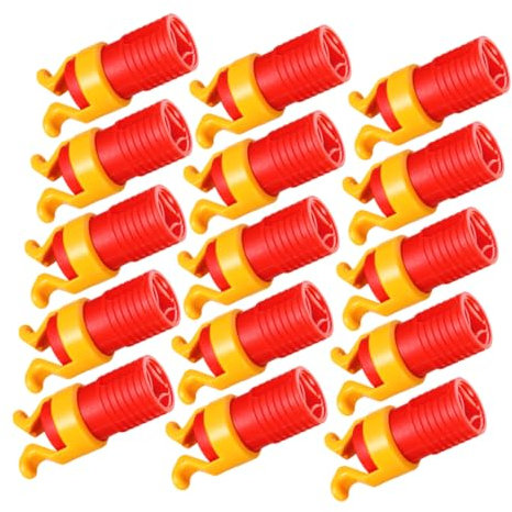 VILLCASE 15pcs Screw Holder Clamp Screw Fixing Sleeve Plastic Gripper Bit Fixing Sleeve Woodworking Gripper Attachment