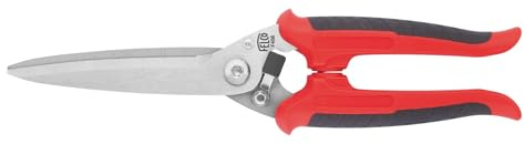 FELCO 456 Universalschere aus Edelstahl – Vielseitige Mehrzweck-Schere für Garten, Haushalt und Werkstatt, gezahnte Klinge, ergonomischer Griff, langlebig und präzise