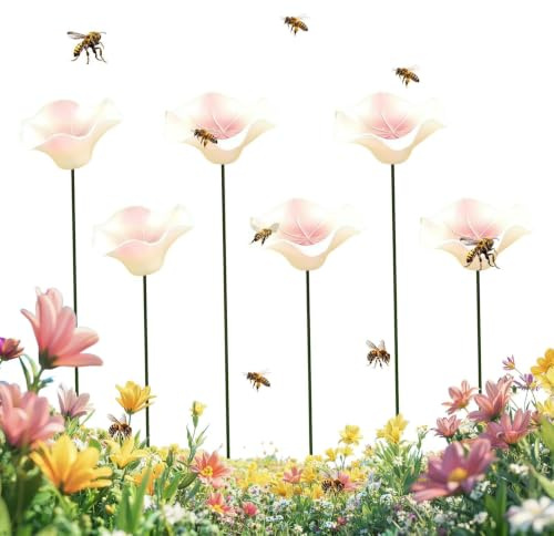 Abreuvoir à Abeilles en céramique 6 Pièces Bain D'Oiseau en Céramique