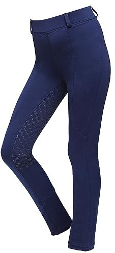 Dublin Kinder Performance-Gel-Reitleggings Cool-it (Bund 61 cm) (Marineblau)