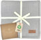 DIKOS® Babydecke grau aus *100%* GOTS BIO Baumwolle | weiche 4 Jahreszeiten Decke Strickdecke für Baby Mädchen/Junge | Kuscheldecke Schmusedecke | Baby Erstausstattung Neugeborenen Geschenk zur Geburt