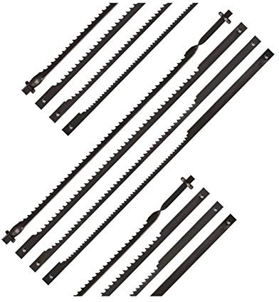 Claral 12pcs 4 105mm Lames de scie à chantourner Épinglé Bois Lame Fit for Dremel Moto Saw Claral (Outer Diameters : Fine Wood)