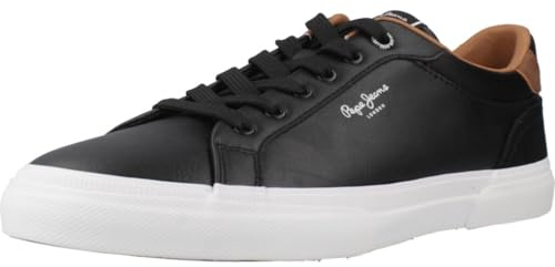 Pepe Jeans Baskets en Cuir Tribunal De Kenton Blanc
