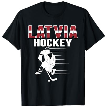 Latvia Ice Hockey Fans Jersey - Support Latvian Hockey Team T-Shirt