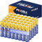 AAA Piles 1,5V Haute Performance Zinc Carbone pour Télécommandes,Téléphone Fix,Jouets,Lot de 40,PKCELL