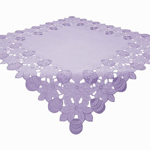 Schwar Textilien Ostern/Tischwäsche/Mitteldecke 85x85cm / Dekoration / TW236934 (Lila)