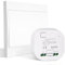 MOES Funkschalter ohne Batterie, Funk Lichtschalter 230v Set, RF433 Wandsender Selbstversorgt und Empfänger-Controller 10A, Maximale Anschlussleistung 2200W(1 Empfänger und 1 Schalter)
