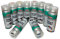 Lot de 10 bombes de peinture aérosol de 400 ml chacune, à séchage rapide, pour bois, pierre, mur, métal, verre, idéal pour réparations, graffiti, etc. Brillant
