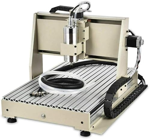 Fresadora CNC de 1,5 kW 6090T-USB, 3 ejes, grabadora de metal 3D, con mango de control remoto para tallado de madera/aleación de aluminio, corte de materiales/perforación