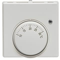 Team Controls Central Heating Room Thermostat with Neon indicator Mechanical Adjustable Dial Stat Replaces Honeywell T6360B TC-RSTATL