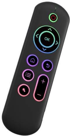 Diheohg M5 IR 2.4G Air Mouse Remote Touchpad for Android TV Box PC Mini Keyboard without Flying Mouse (with Colour Backlight)