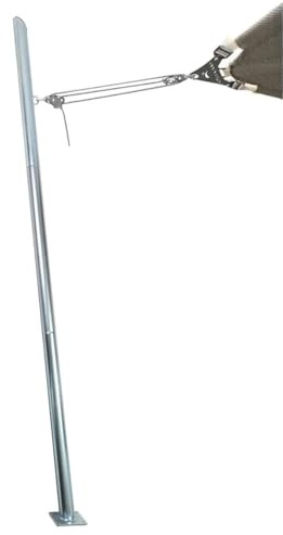 Maanta EZ Mast Sonnensegelmast 260 cm - Ø 70 mm - 5 Befestigungspunkte - Edelstahl 304 - Neigung 80°