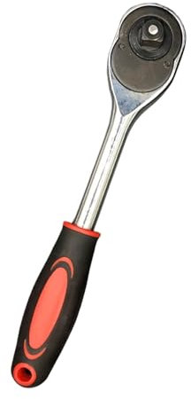 Acunny Cricchetto da 1/2 pollice, chiave a cricchetto da 1/2 pollice | Chiave a cricchetto a sgancio rapido Chiave a bussola reversibile da 1/2 pollice,Maniglia a cricchetto in acciaio per utensili