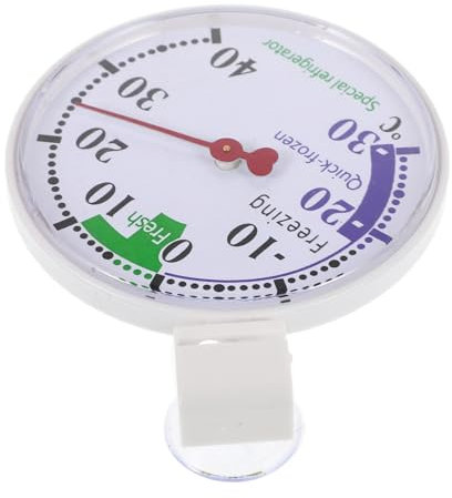 PHENOFICE Termómetro De Refrigeración Para Congelador Medidor De Temperatura Analógico Para Supermercados y Plantas Farmacéuticas Termómetro De Gran De y Usar
