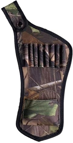 KURUGEILI Carquois pour 8 flèches – Vert camouflage