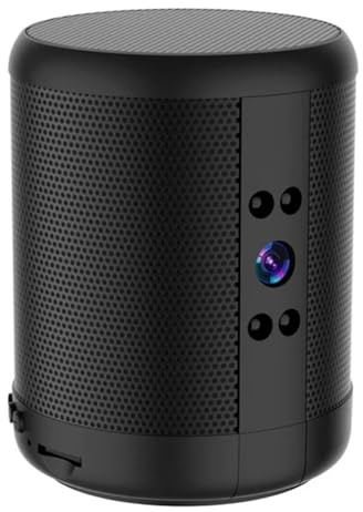 Oiqippnbv Mini Telecamera WiFi 1080p HD Bluetooth Speaker Bluetooth Sorveglianza della Casa Sorveglianza Intercom Vision Camp A Due Vie Cam