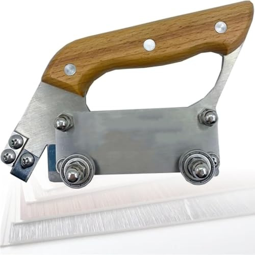 Ranurador y cortador de suelo con ruedas para instalación de tablones de vinilo laminado