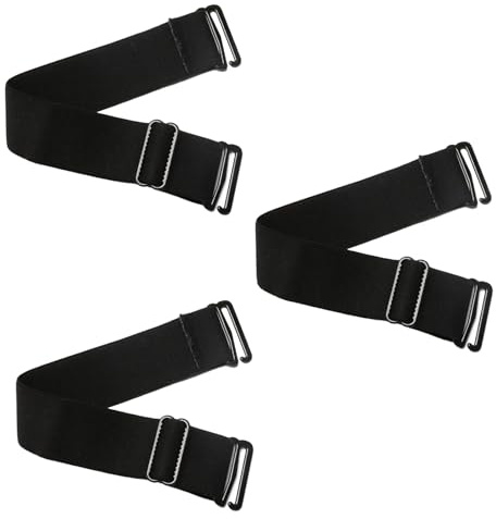 3 Pcs Wig Grip Headband, Elastic Hair Bands Hairbands Women Headbands for Women, Wig with Non-Slip Strip Removable Buckles Band, Top Headband for Your Wigs or Topper (Black)