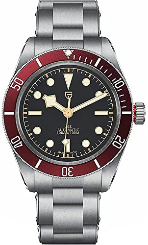 Pagani Design 1671 Montre-bracelet pour homme, à remontage automatique, mouvement automatique, NH35, 100 m, étanche, montre-bracelet de sport mécanique, Bracelet
