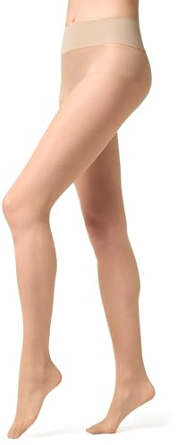 Filodoro Snella Panty Trasparente Senza Cuciture. Effetto Gambe Sottili. 30 den, Chiaro, XL (Pacco da 6) Donna