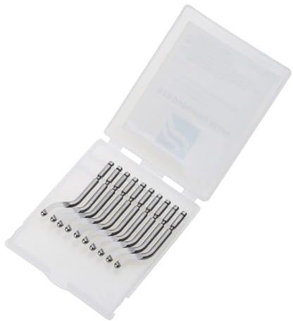 NIHENHAO Deburring Tool 10Pcs BS1018 Deburring Tool for Metal, Aluminum, Metal, Plastic Pipe, 3D Printing, Brass