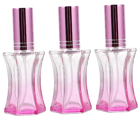 Cabilock 3pcs Portable Perfume Refillable Bottle Fragrance Mist Bottle for Travel