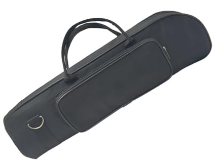 Gigbag für Trompete aus Oxford Gewebe mit 5mm Polsterung, Schwarz | Seitentasche, Verstellbarer Schultergurt, Tragegriff, für Kinder Musiker