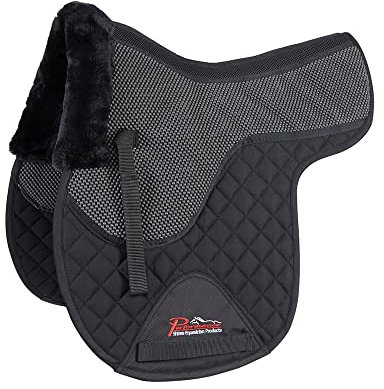 Shires Performance Anti-Rutsch Satteldecke mit SupaFleece und Airflow, schwarz