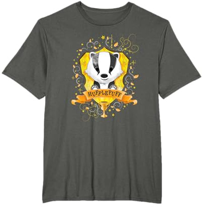 Harry Potter Watercolor Hufflepuff Crest T-Shirt