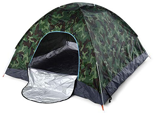 YUYDYU Automatisches Pop Up Campingzelt, 2/3/4 Personen Leichtes Instant Popup Zelt, Wasserdichter Schutz, für Strand, Outdoor, Reisen, Wandern, Camping, Jagd, Angeln