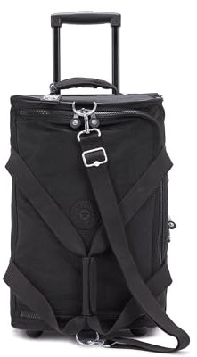 Kipling TEAGAN US Kleine Reisetasche mit Rollen, Carry On, Black Noir (Schwarz)