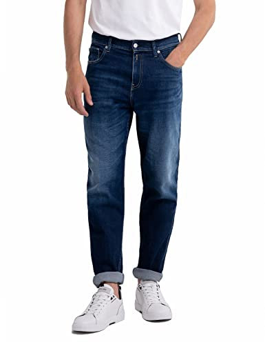 REPLAY Sandot Jeans, 007 Dark Blue, 28W x 32L para Hombre
