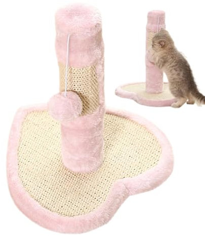 Katzenkratzbaum, Katzenaktivitätskratzer mit baumelndem Ball, Katzenkrallenkratzer, Kätzchenkratzbaum, Kratzbaum, Katzenaktivitätskratzer für kleine Katzen