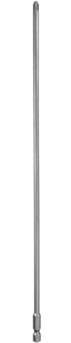 Sourcing Map Phillips Screwdriver Bit PH2 1/4 Hex Shank 300mm Long Magnetic S2 Steel Industrial Grade Screw Driver Bit