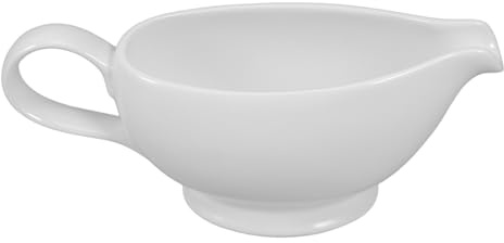 PRETYZOOM Cubo De Salsa De Blanca Salsera De Porcelana Para Aderezo De Ensaladas De Leche