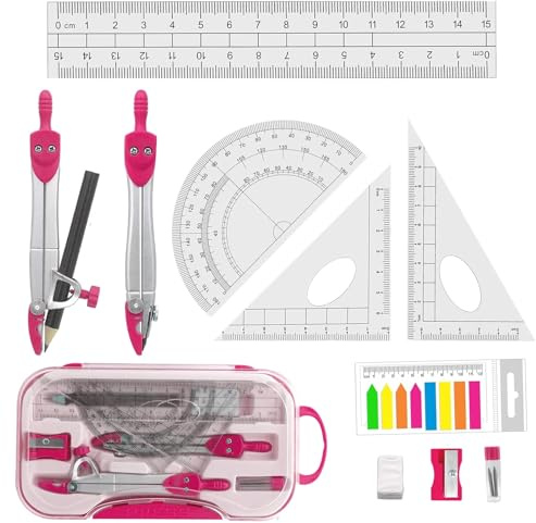 Geometry Set for Students, 10PCS Math Geometry Set