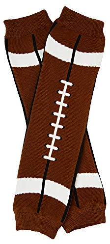 juDanzy Baby Toddler and Child Polka Dot, Christmas, Halloween and Thanksgiving Style Leg Warmers (Newborn, Football)
