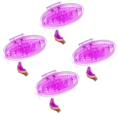 WRITWAA 4 Teiliges Massagebürsten Massagegerät Akupunktmassage Trockenbürsten Körperbürste Kopfmassagegeräte Kopfhaut Professionelles Körpermassagegerät Massagezubehör