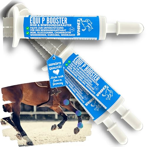 MSM Caballo Corteza de Sauce Caballo - Equi P Pasta Vitamínica Más Glucosamina Condroitina - Vitamina C Levadura de Cerveza Sistema Musculoesquelético Articulaciones Tendones Ligamentos Cartílago 3pz