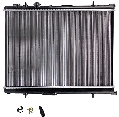 BESTPRICE ATP 1x Radiatore acqua motore compatibile con PEUGEOT 206 CC (2D), | Compatibile con: PEUGEOT 206 CC, 206 Schrägheck