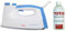 Rotel Professional Extra Original Dampfbügeleisen Blau mit Keramiksohle / 800W / isolierter Tank 300ml mit Rotel Bügeleisenentkalker 500 ml