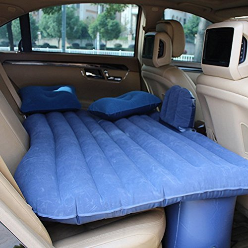 TEMPO DI SALDI Kit Matelas et Coussins gonflables pour Voiture avec gonfleur électrique
