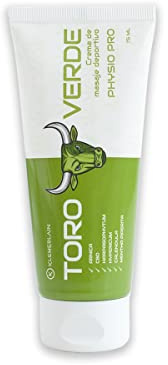 Klemerlain Toro Verde Crema de Masaje Deportivo Alivio Muscular Inmediato y Refrescante para Recuperación y Preparación Física con CBD, Aceite de Árnica y Rosa Mosqueta. Fórmula Vegana. 75 ml