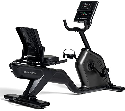 Schwinn Fitness 590R, Intuitives 7 LCD Farbdisplay, JRNY™ und Zwift® app für Smartphone oder Tablet, in 25 Widerstandsstufen verstellbare Magnetbremse (Watt, Klasse SA