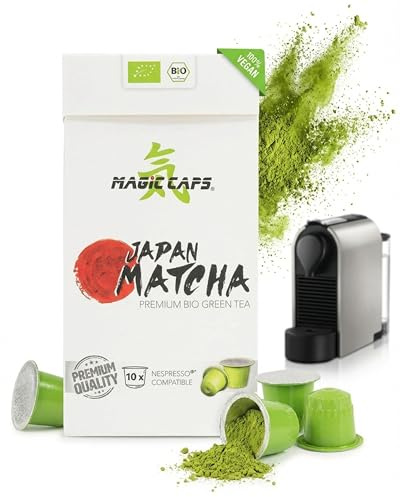 MatchaMagic Bio Matcha Tee Caps 2 x 10 für Nespresso®-kompatible Maschinen